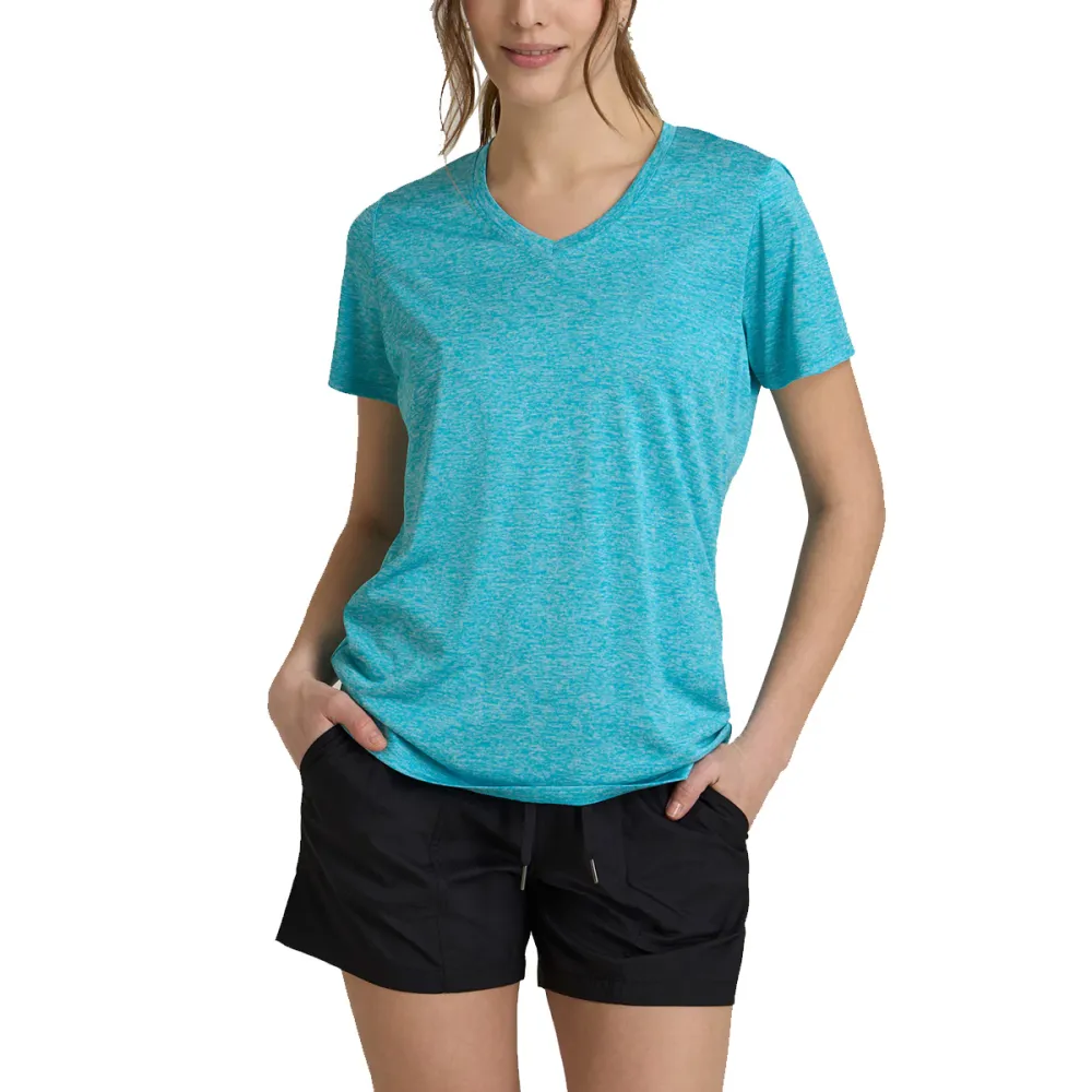 Short Sleeve Active V Neck T-Shirt Amazon