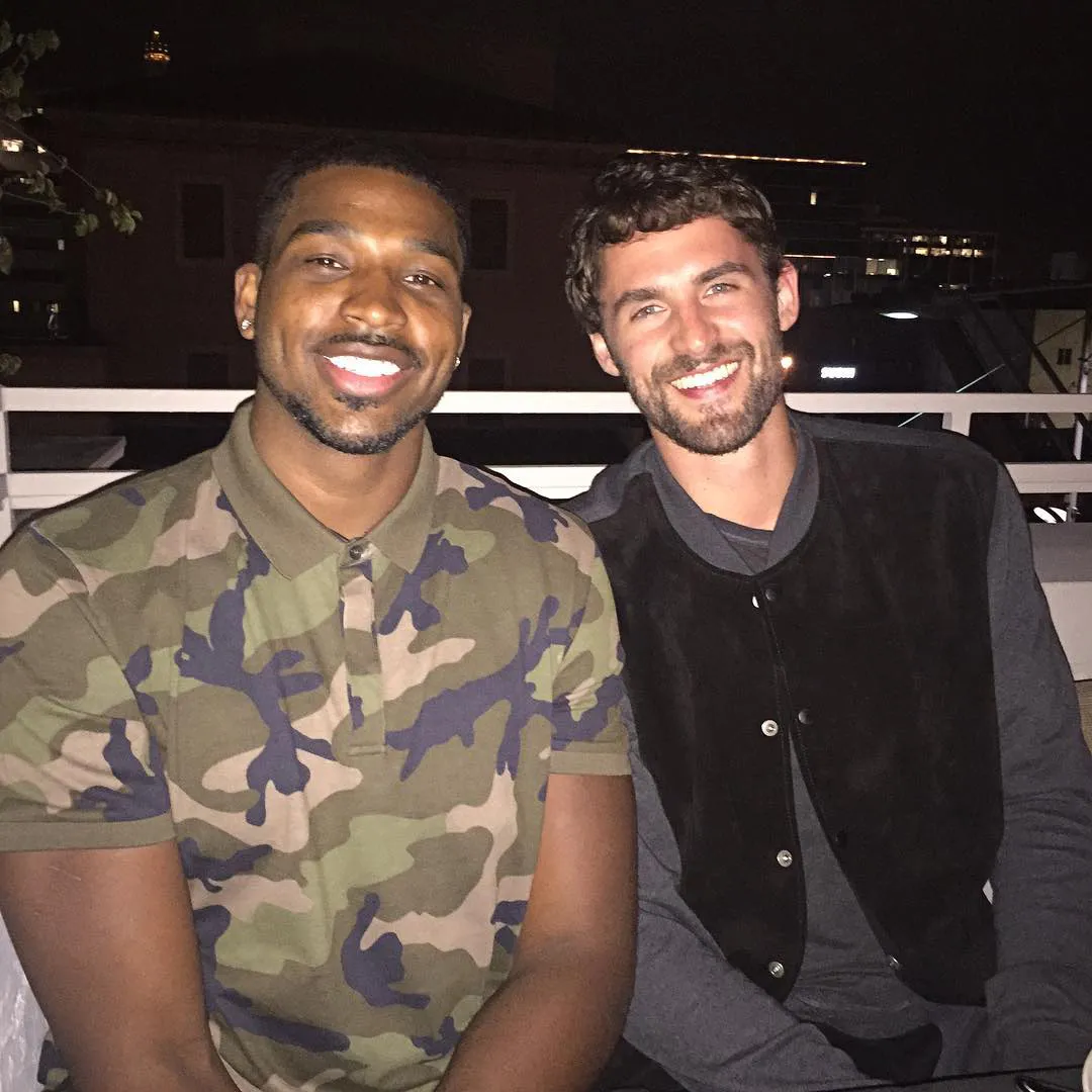 Tristan Thompson Comforts Fellow NBA Star Kevin Love After His Dad Stan Love Death