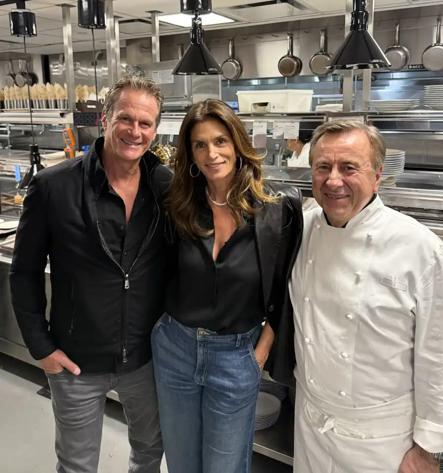 Cindy Crawford and Randy Gerber Dine at Buzzy NYC Restaurant La Tête d’Or