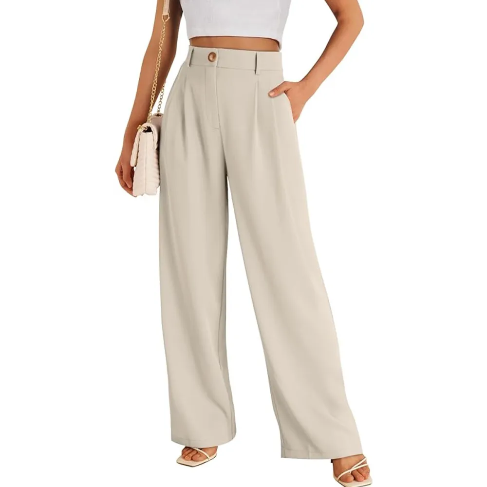 Lillusory Wide Leg High Waisted Trousers Amazon