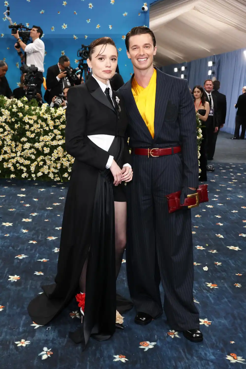 Aimee Lou Wood Is Bereft About End of White Lotus as She and Walton Goggins Both Attend 2025 Met Gala