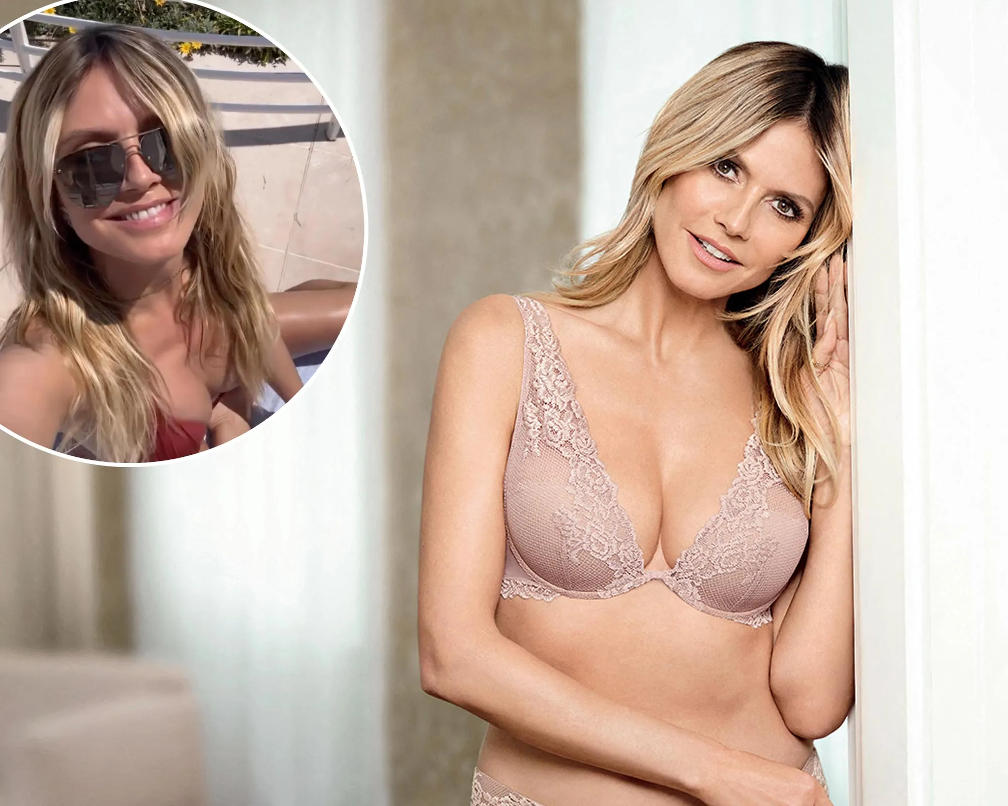 Heidi Klum Shows Off Her Curves in a Sexy Bikini