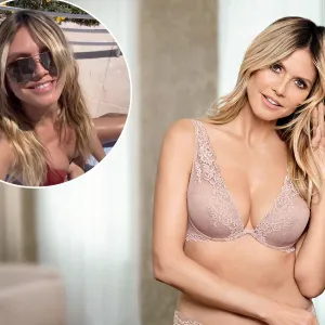 Heidi Klum Shows Off Her Curves in a Sexy Bikini
