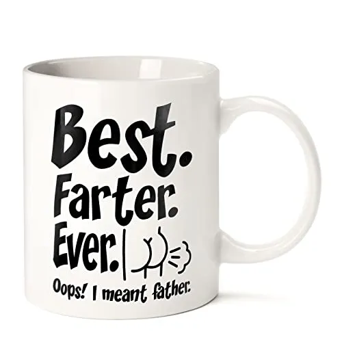 Novelty “Best Farter Ever”Ceramic Coffee Mug