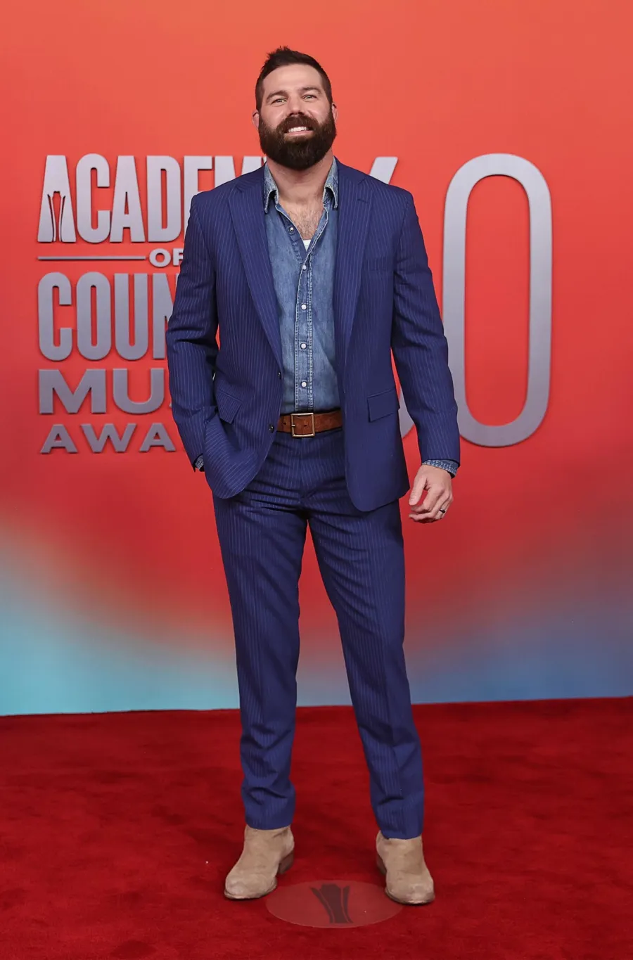 60th Academy of Country Music Awards Arrivals 658 Jordan Davis 2214129917