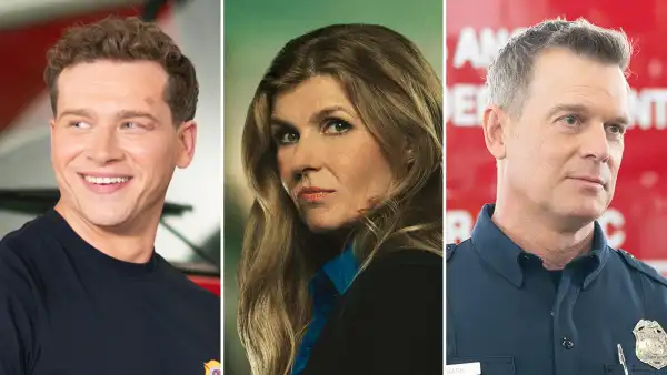 911 Originally Had But Cut Out a Love Triangle Between Oliver Stark Connie Britton and Peter Krause