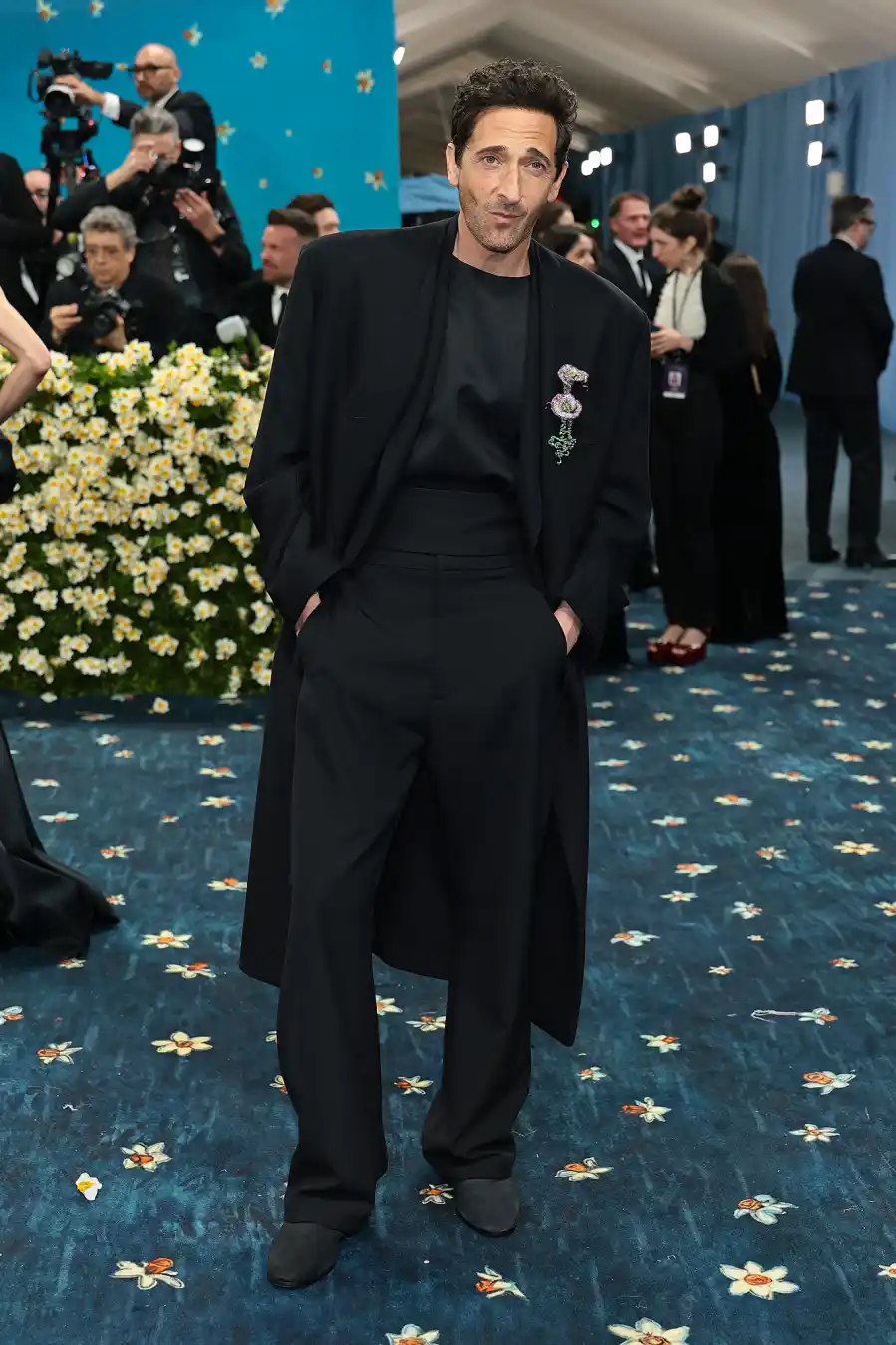 Adrien Brody Red Carpet Arrival Blue Carpet 2025 Met Gala