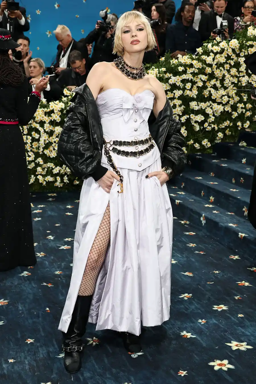 Angele Red Carpet Arrival Blue Carpet 2025 Met Gala