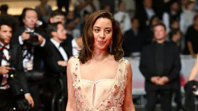 Aubrey Plaza Makes 1st Red Carpet Appearance Since Husbands Death