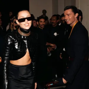 BGUS_3229337_003 Miley Cyrus Walked by Ex Patrick Schwarzenegger at the 2025 Met Gala