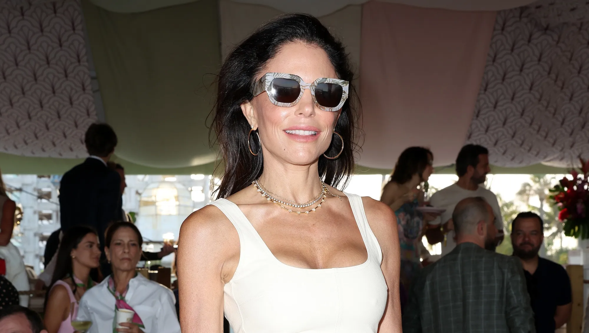 MIAMI BEACH, FLORIDA - APRIL 19: Bethenny Frankel attends Global Champions Arabians Tour Miami Beach Presented by Qatar Airways on April 19, 2025 in Miami Beach, Florida.