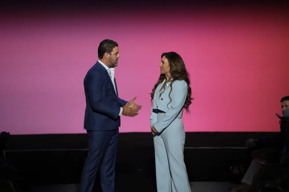 Ang&eacute;lica Vale en el Up Front, NYC, mayo 2025.