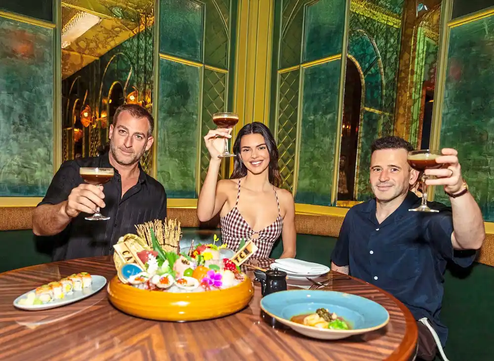 Catch Kendall Jenner at CATCH Miami Beach Preview Weekend with Partners Mark Birnbaum, and Eugene Remm