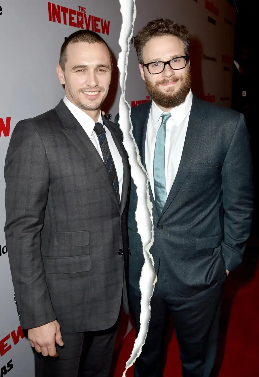Celebrity Best Friend Breakups Stars Who Ended Their Friendships James Franco and Seth Rogen 460337878