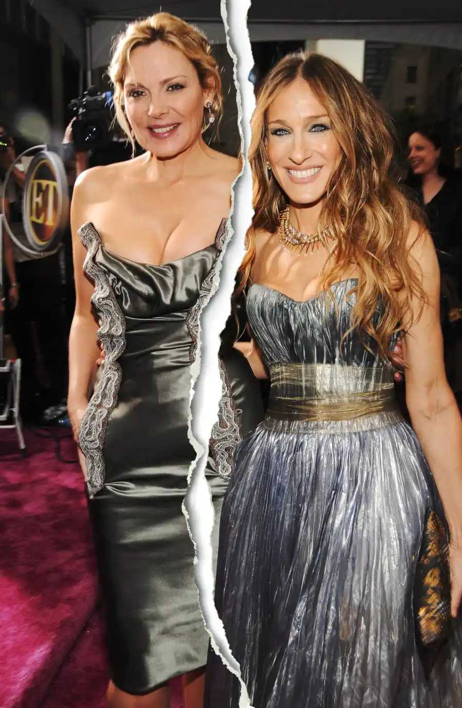 Celebrity Best Friend Breakups Stars Who Ended Their Friendships Kim Cattrall and Sarah Jessica Parker 81464474