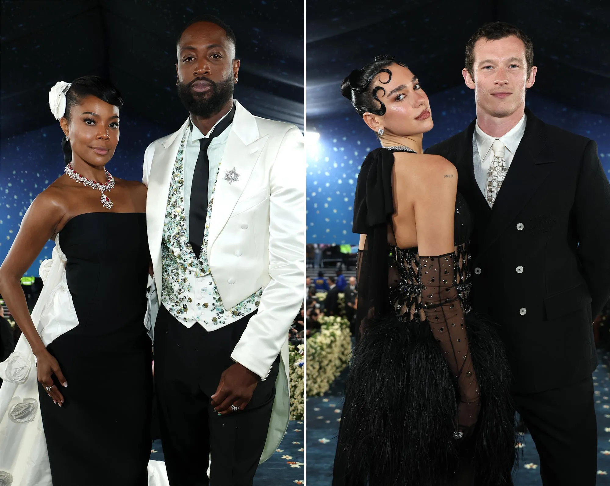 Couples Gallery 2025 Met Gala Gabrielle Union and Dwyane Wade Dua Lipa and Callum Turner 2213610322 2213610333