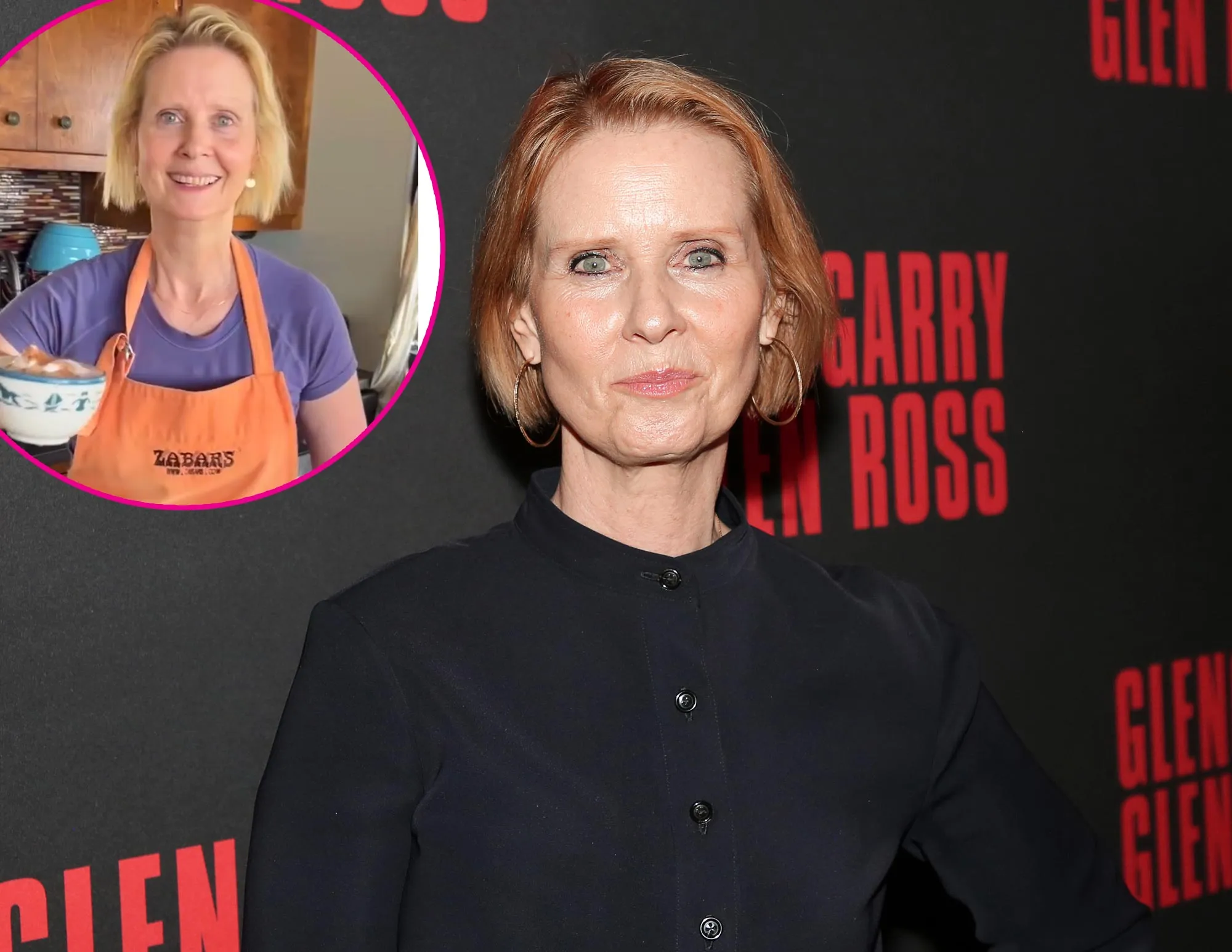 Cynthia Nixon Gives Fans Tour of Her Surprisingly Normal Kitchen Full of Vases Kale and More 569