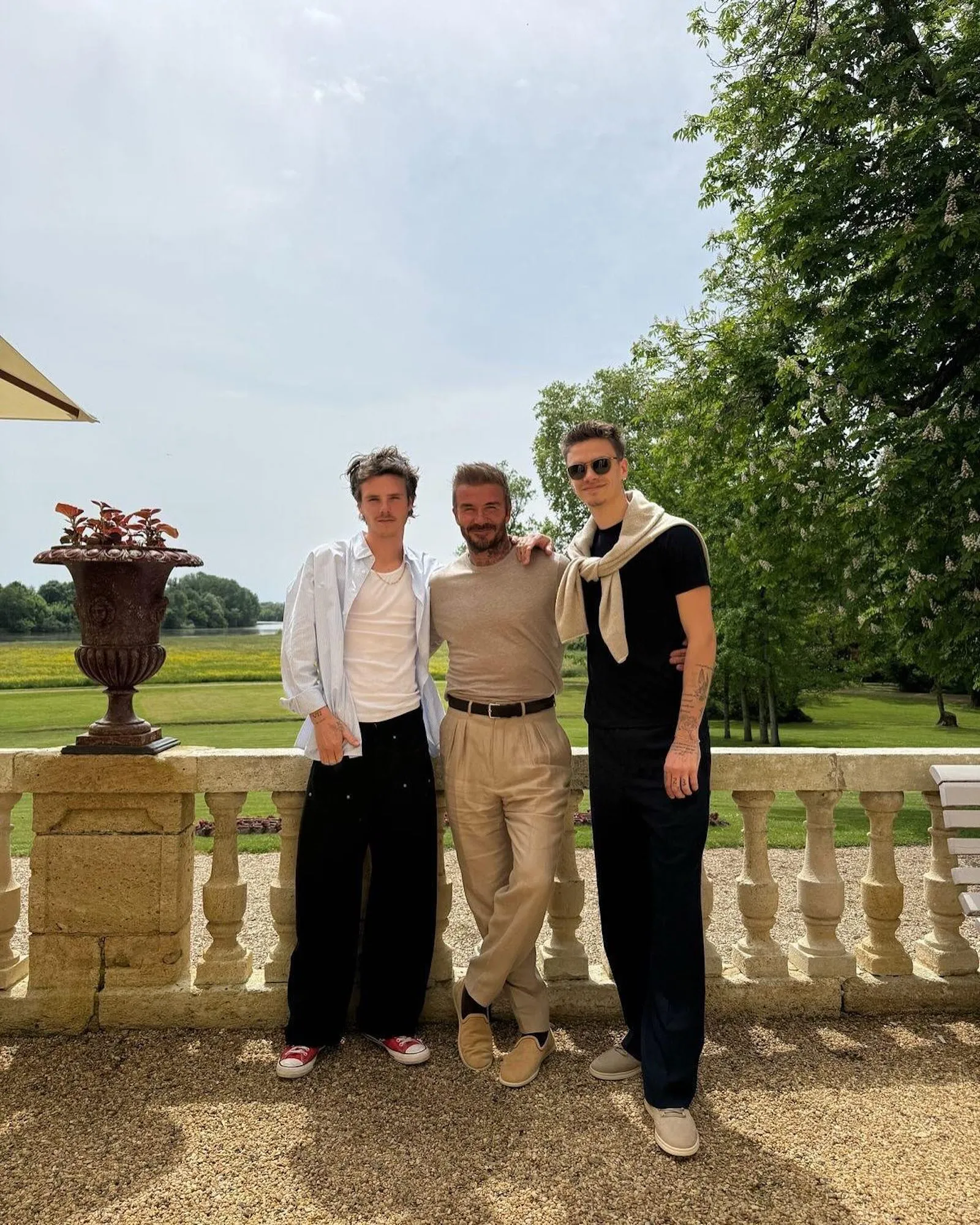 David Beckham and sons 2551913