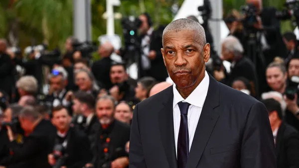 Denzel Washington attends the Highest 2 Lowest red carpet at the 78th annual Cannes Film Festival GettyImages 2215948903