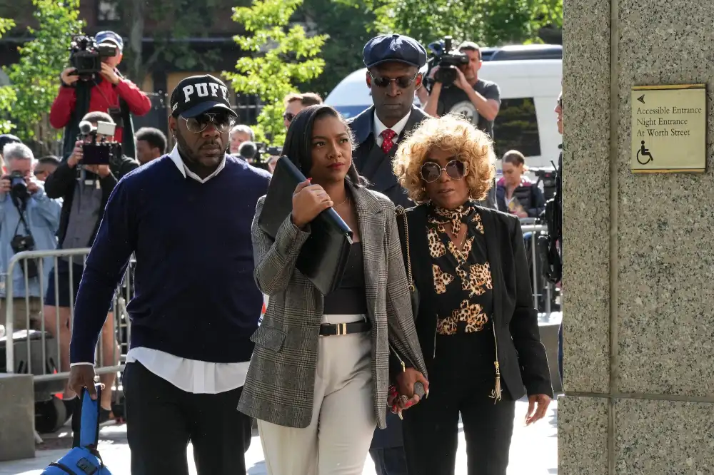 Diddy s Kids and Mom Janice Spotted at Courthouse as Trial Begins in NYC