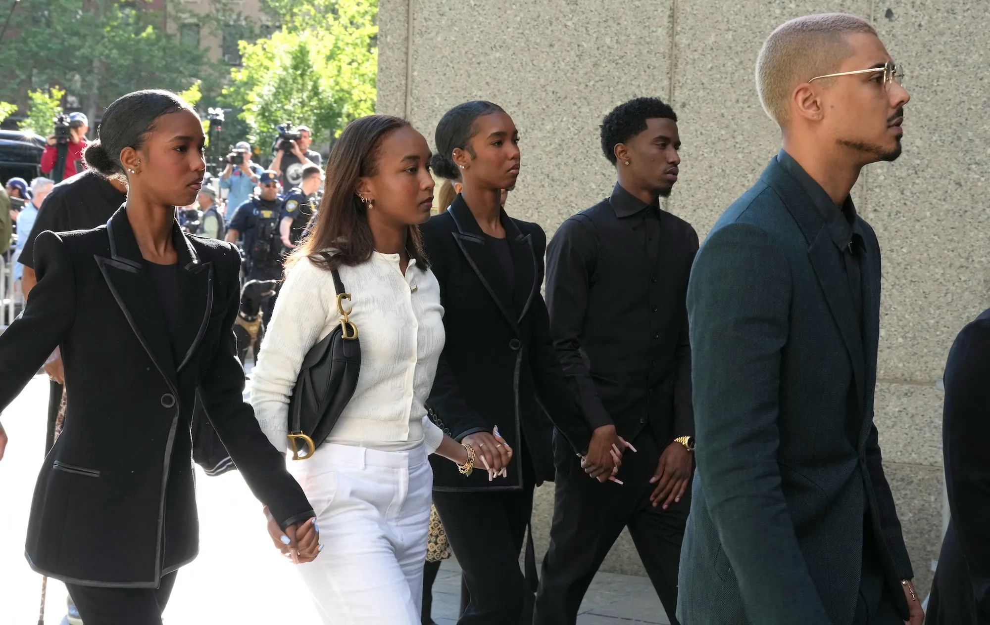 Diddy s Kids and Mom Janice Spotted at Courthouse as Trial Begins in NYC
