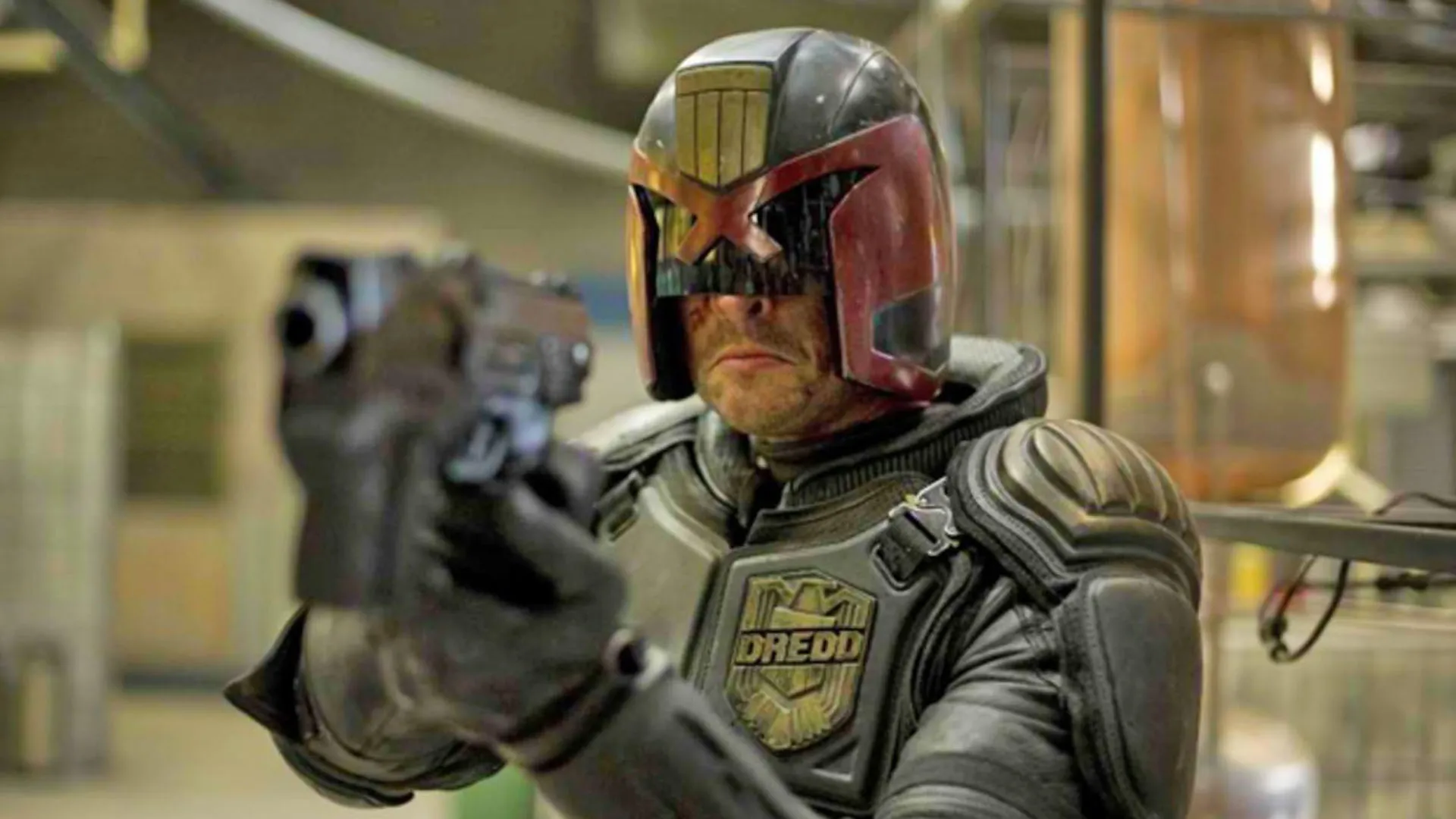 Karl Urban in 'Dredd.'