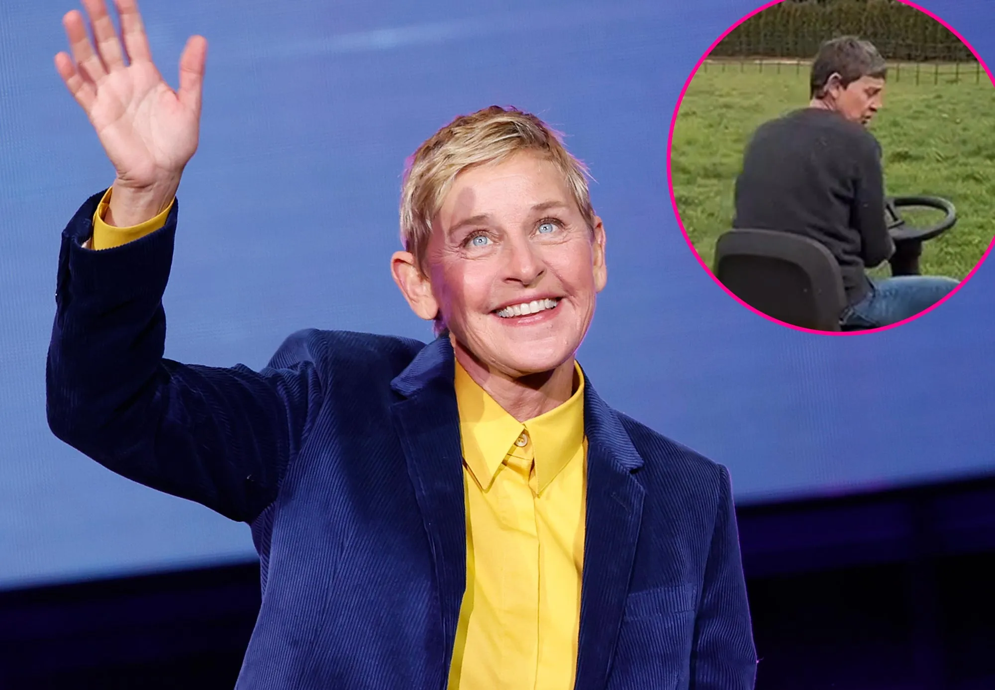 Ellen DeGeneres Ditches Her Blonde Hair for Darker Color After Moving to England 465