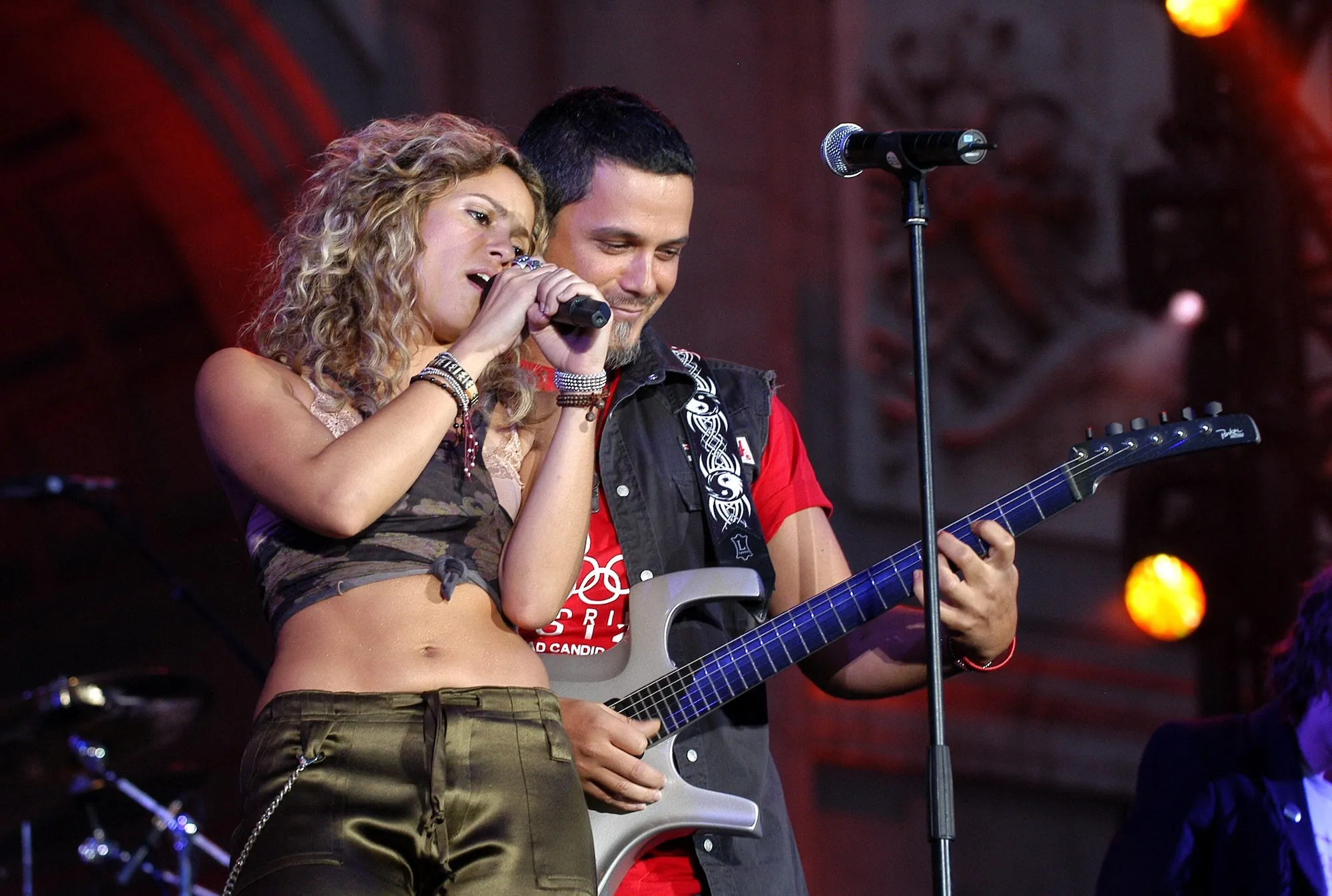 Shakira y Alejandro Sanz