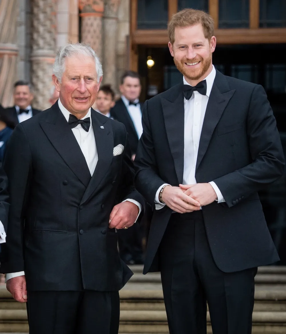 King Charles Is All Smiles in Tuxedo at Premiere Amid Mounting Prince Harry Feud inline