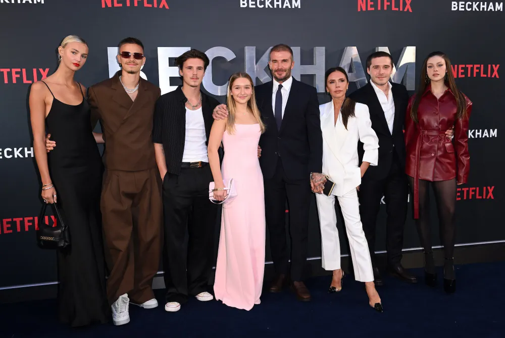 GettyImages-1715810397 Beckham Family at Netflix Premiere