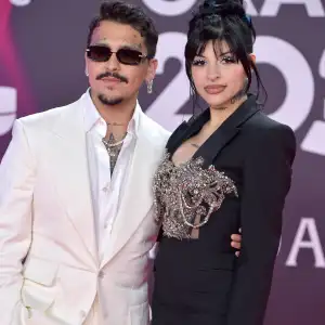 Christian Nodal y Cazzu, en 2023.