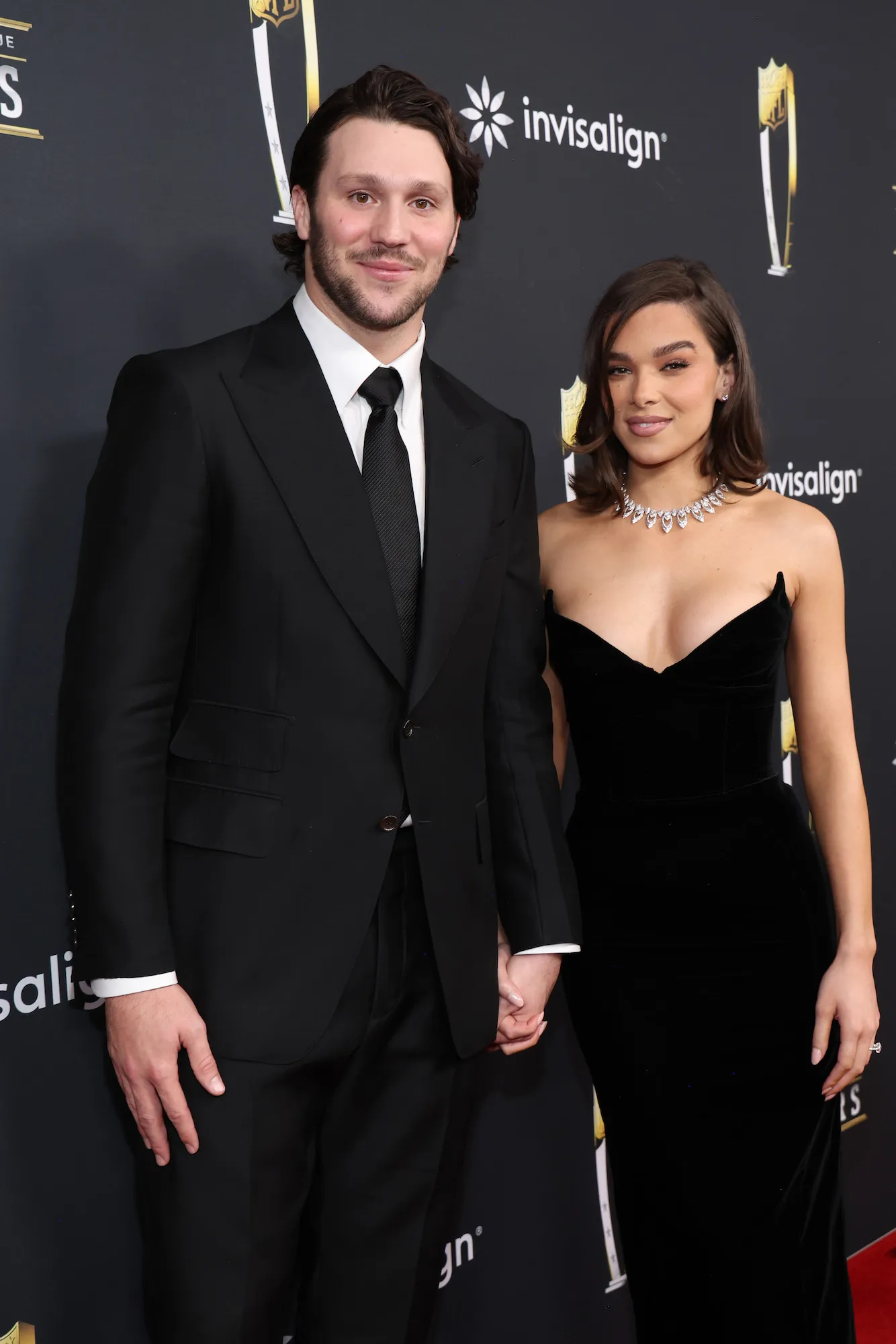 GettyImages-2198081950 Josh Allen Hailee Steinfeld NFL Honors
