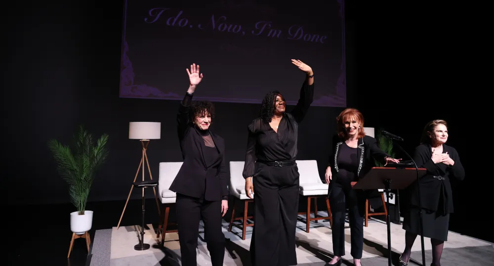 Joy Behar My First Ex-Husband Play Has Fans Wondering Which Pregnant Actress Was Cheated On