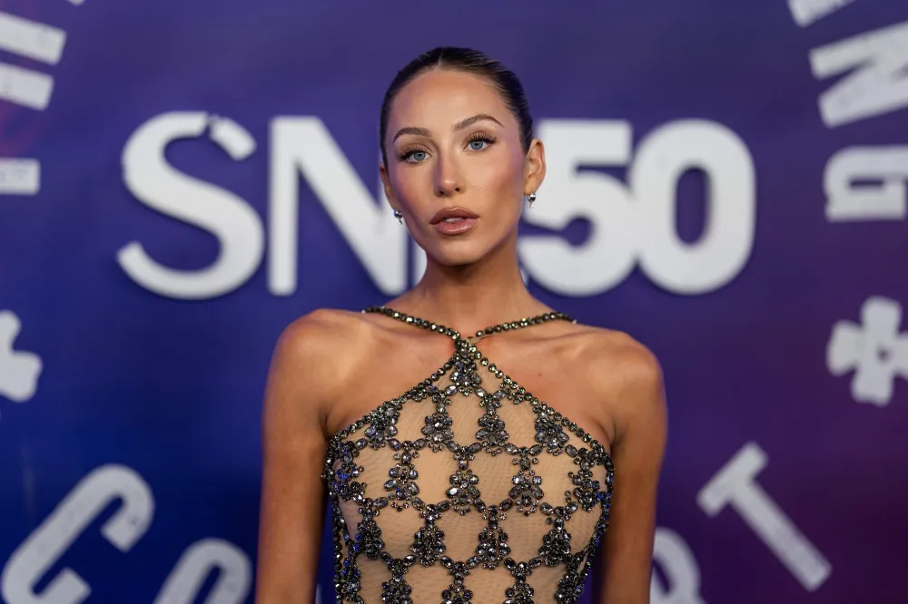 Alix Earle at SNL50: The Replica Luxury Handbagcoming Concert