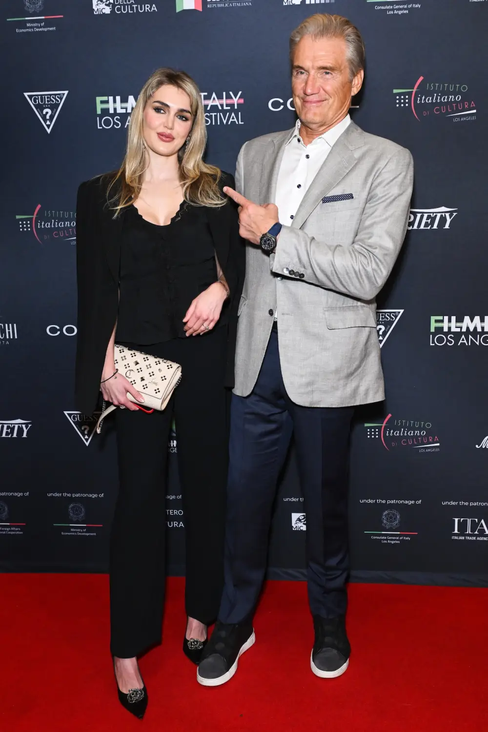 GettyImages-2200751941.jpg Emma Krokdal and Dolph Lundgren