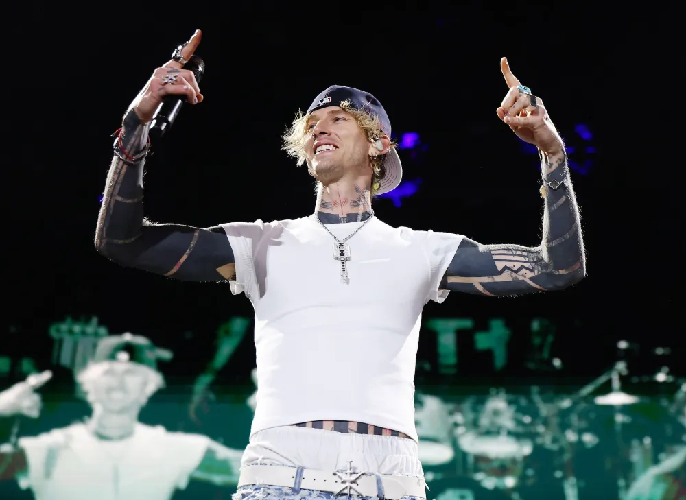 Vanessa Marcil MGK and Brian Austin Green Drama