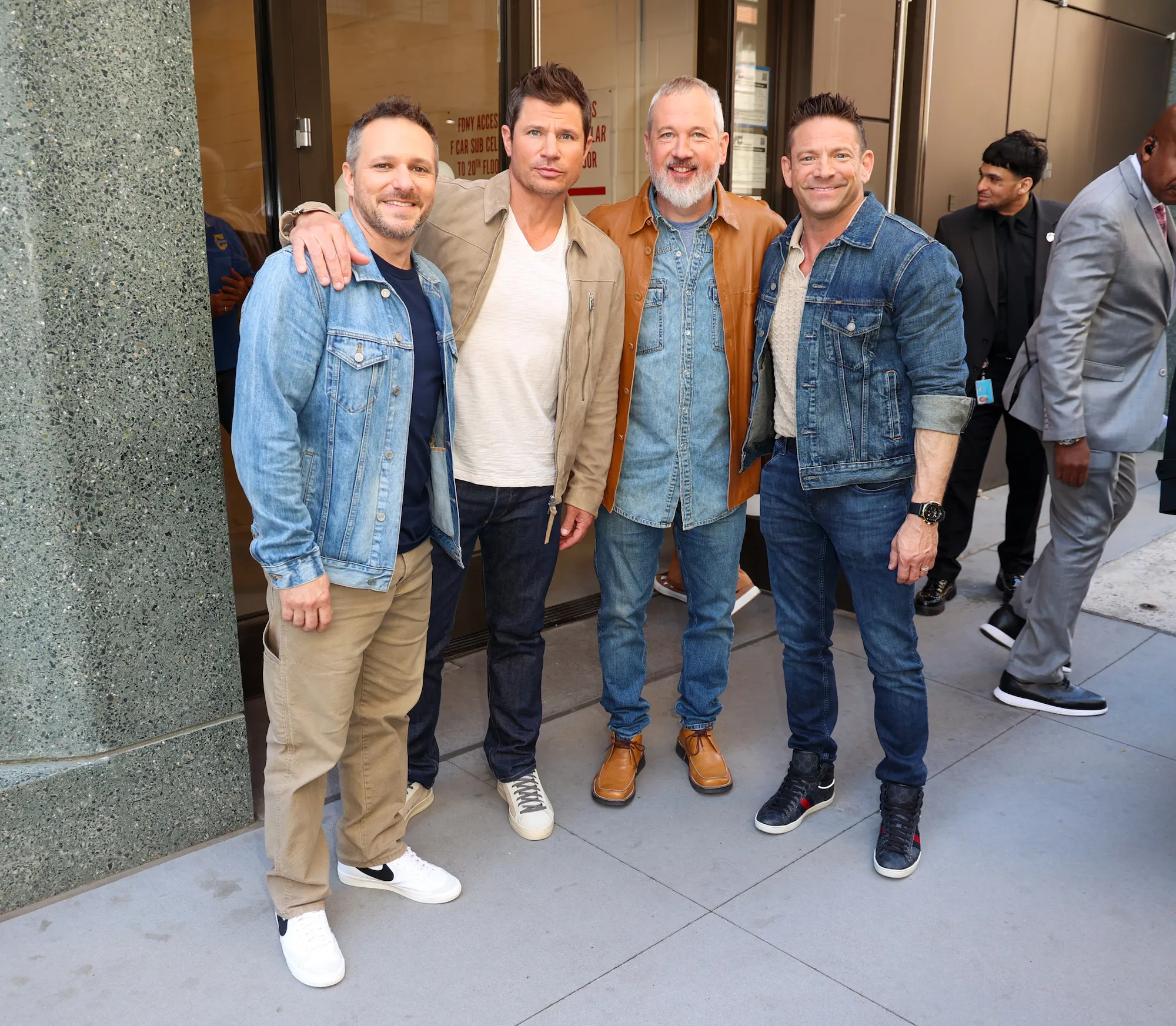 GettyImages-2213276664 98 degrees joked booze kept them together