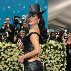 Kim Kardashian Rides to the 2025 Met Gala Red Carpet in Style With Help From North West