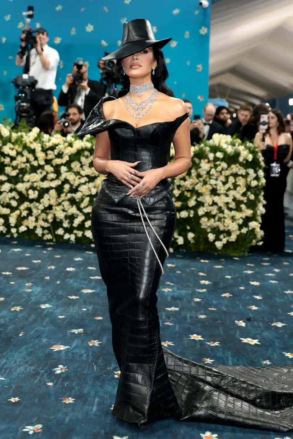 Kim Kardashian Rides to the 2025 Met Gala Red Carpet in Style With Help From North West