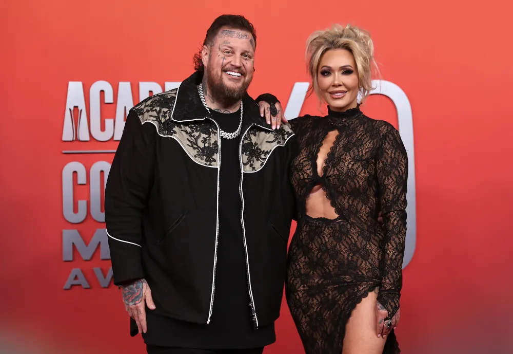 GettyImages-2214132500Jelly Roll Bunnie XO ACMs Red Carpet 2