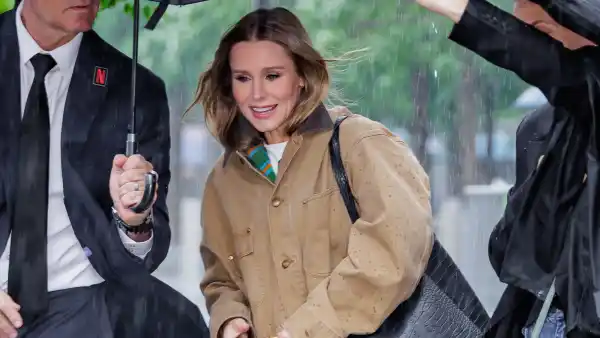 Kristen Bell is seen at Netflix Upfront at Perelman Performing Arts Center in Financial District on May 14, 2025 in New York City.