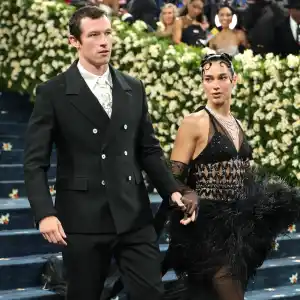 Callum Turner and Dua Lipa Red Carpet Debut at 2025 Met Gala