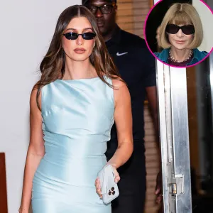 Hailey Bieber Takes Style Notes From Anna Wintour and Wows in Her Vintage Dress