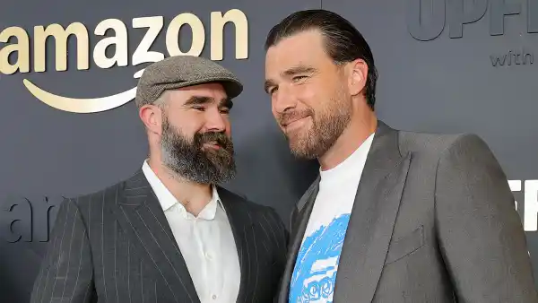 Jason Kelce Says He and Travis Kelce Refocus on Their Family During NFL Offseason (Exclusive) 790