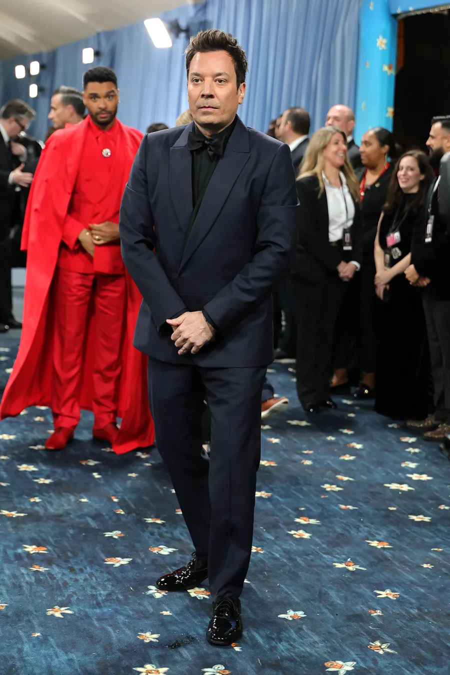 Jimmy Fallon Red Carpet Arrival Blue Carpet 2025 Met Gala