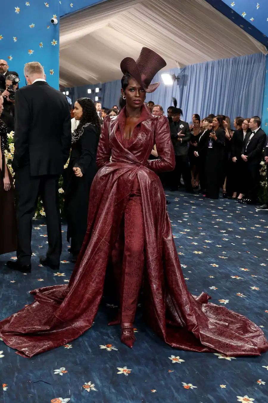 Jodie Turner-Smith Red Carpet Arrival Blue Carpet 2025 Met Gala