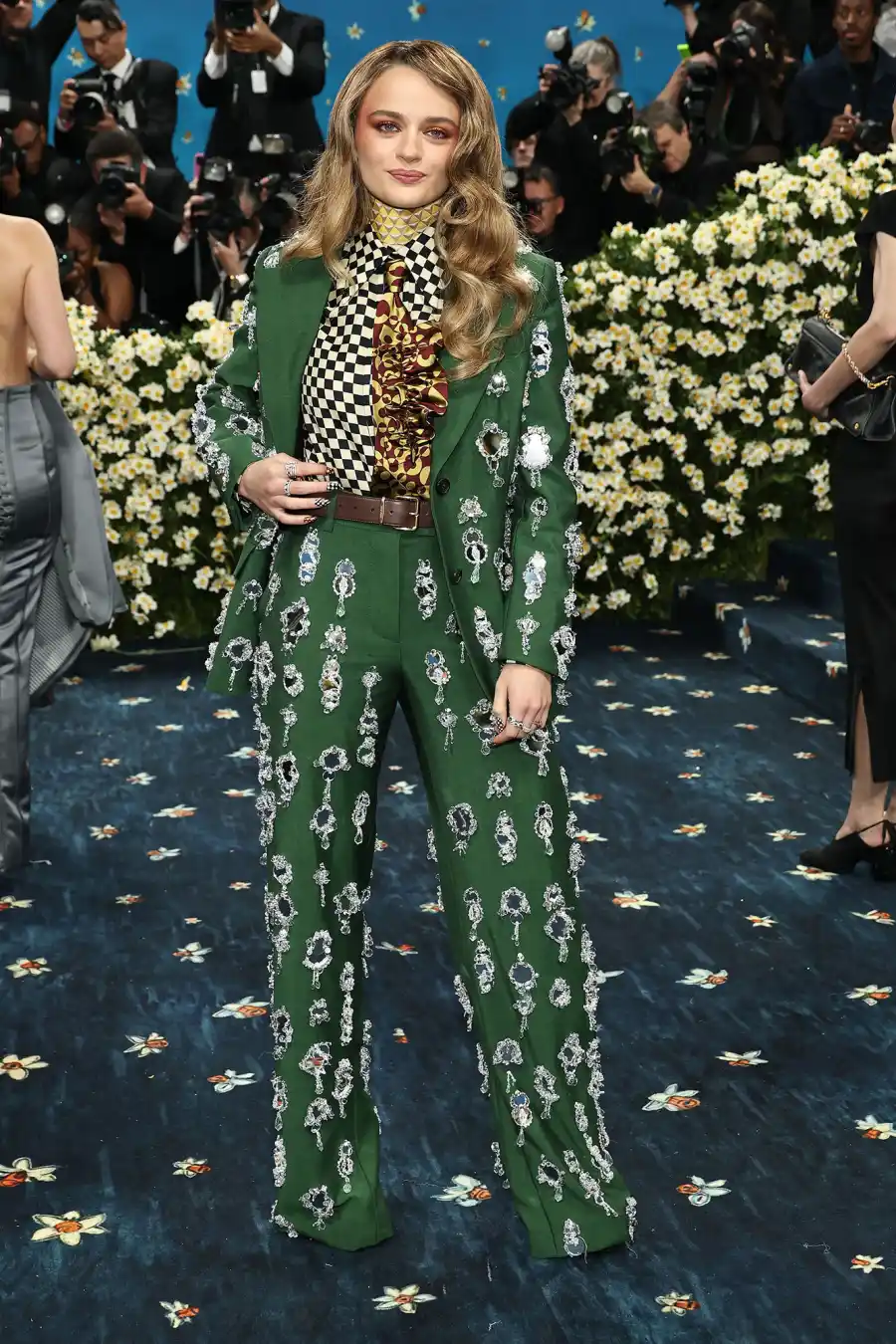 Joey King Red Carpet Arrival Blue Carpet 2025 Met Gala