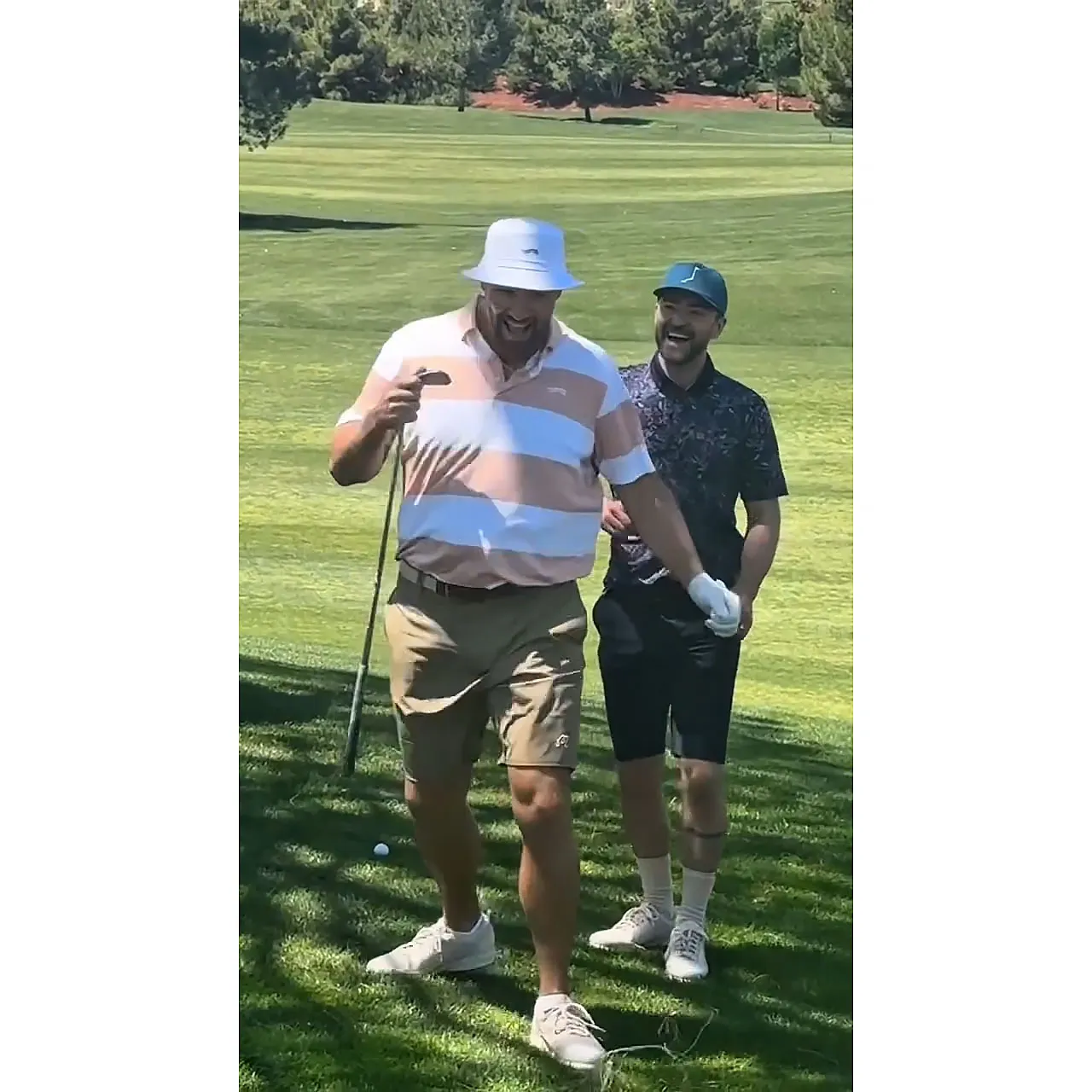 Justin Timblerlake Jokes About Being Travis Kelce Backup Dancer