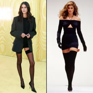 Kaia Gerber Channels Mom Cindy Crawford s Dolce Lingerie Runway Look Split Template Updated