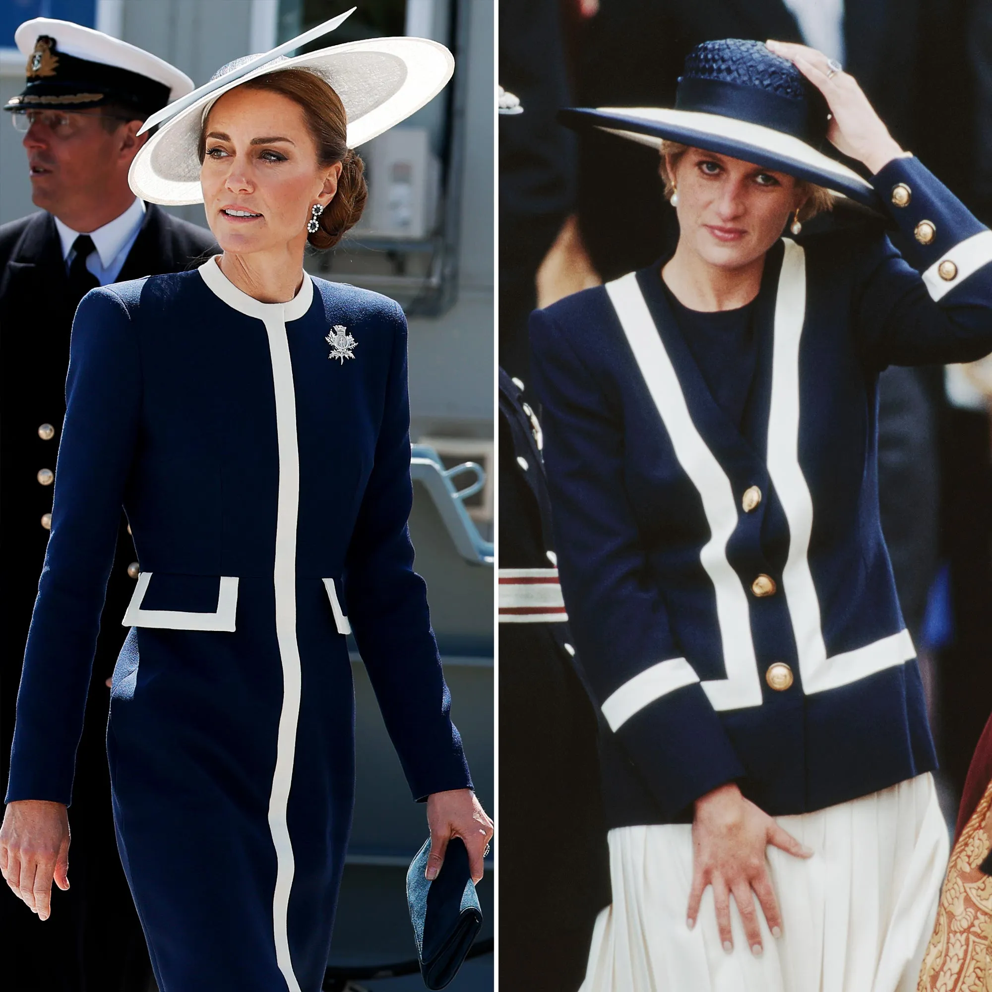Kate Middleton Channels Princess Diana in Nautical Inspired Style Split Template Updated
